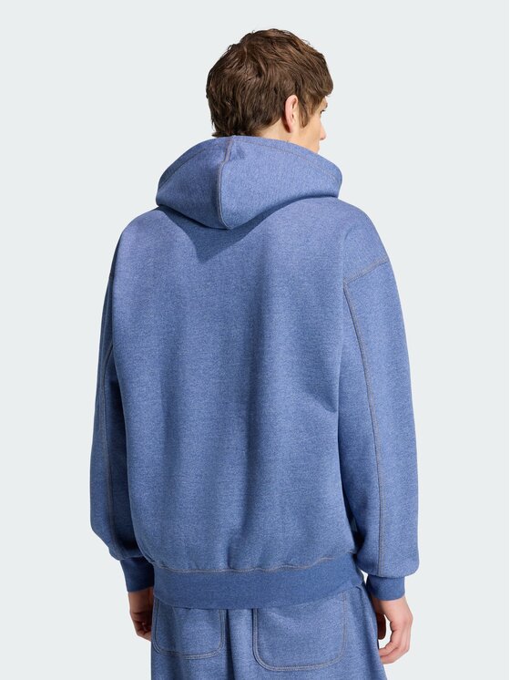 adidas adidas Bluza 165419 Niebieski jasny Loose Fit