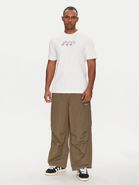 adidas adidas T-Shirt Roller JD0706 Biały Regular Fit