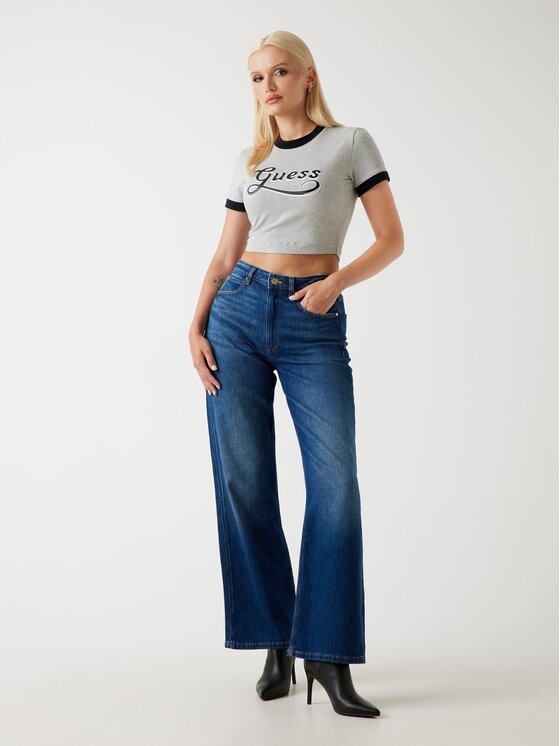 Guess Guess T-Shirt 178543 Szary Classic Fit