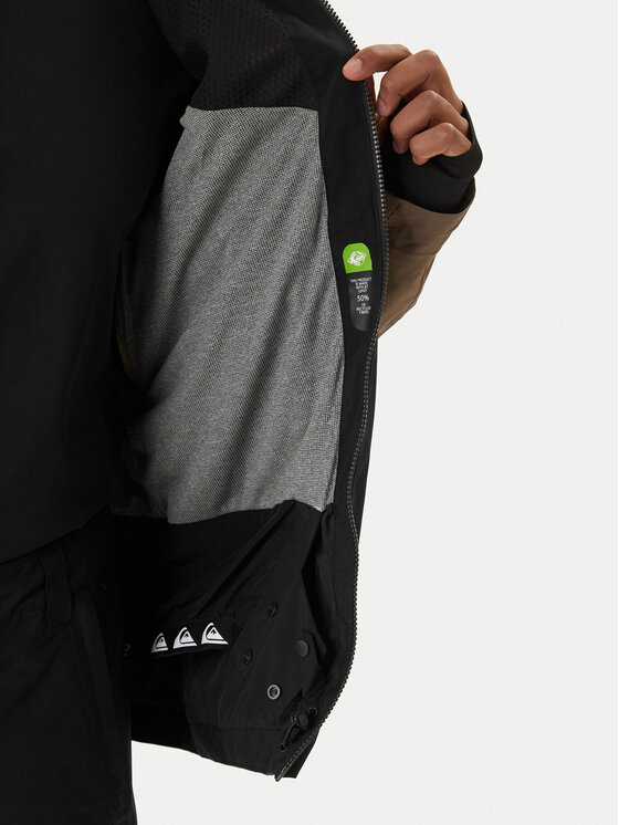 Quiksilver Quiksilver Kurtka snowboardowa Forever Stretch Goretex Jk EQYTJ03477 Brązowy Modern Fit