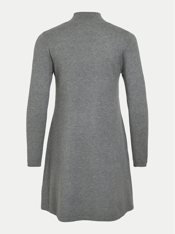 Vila Vila Трикотажна сукня Comfy 14087511 Сірий Regular Fit