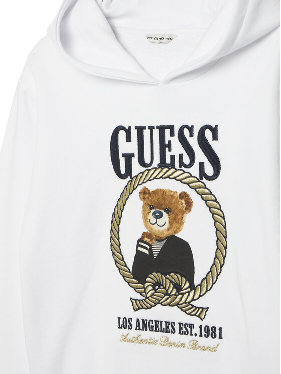 Guess Guess Džemperis J6RQ05 KAD74 Balta Regular Fit