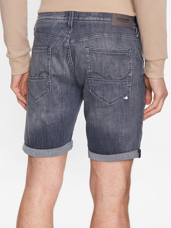 Jack&Jones Jack&Jones Pantaloncini di jeans Rick 12226232 Grigio Regular Fit