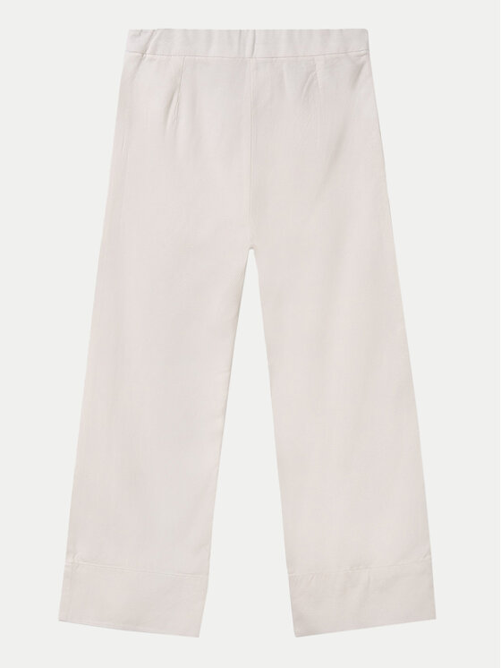Mayoral Mayoral Pantaloni di tessuto 6501 Écru Regular Fit