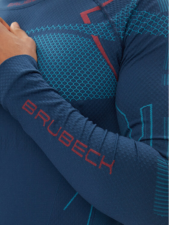 Brubeck Brubeck Bielizna termoaktywna górna LS1304M Niebieski Slim Fit