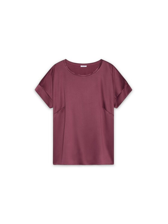 Fiorella Rubino Fiorella Rubino T-Shirt G0D3L009276N036 Bordowy Regular Fit