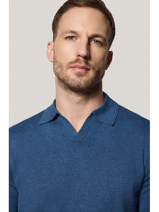 Próchnik Próchnik Polo PM6 PO073125000046 Niebieski Regular Fit