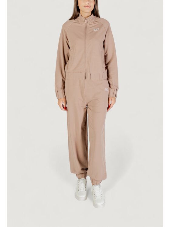 EA7 Emporio Armani EA7 Emporio Armani Dres TRACKSUIT Brązowy Casual Fit