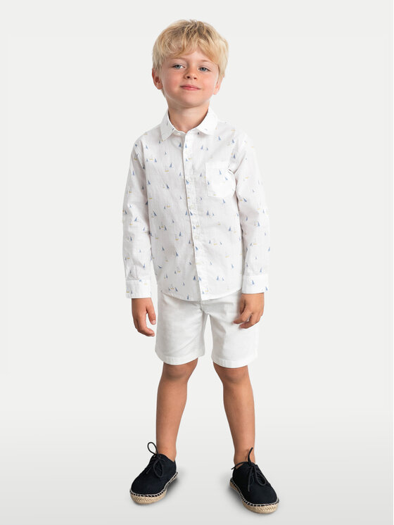 Mayoral Mayoral Pantaloncini di tessuto 204 Bianco Regular Fit