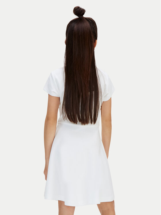 Calvin Klein Calvin Klein Ikdienas kleita Skater LVCKSJH02G Balts Regular Fit