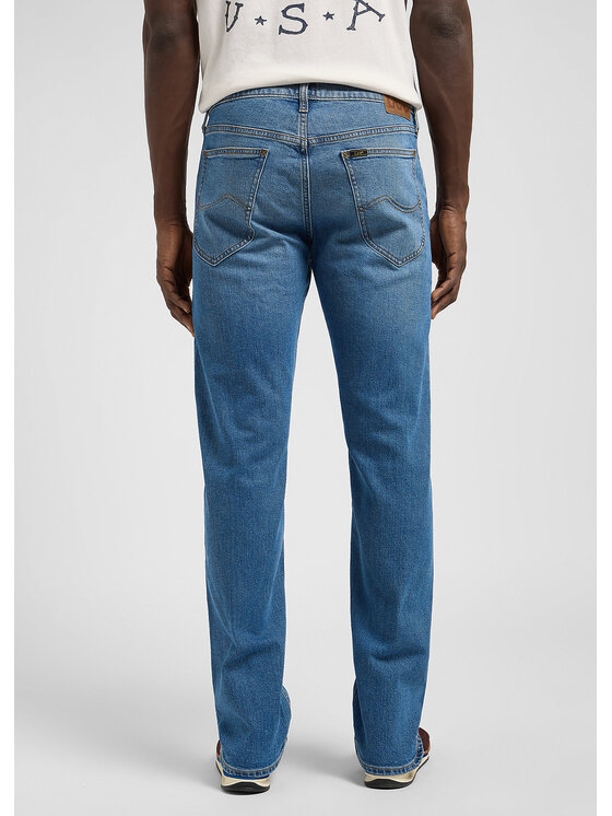 Lee Lee Jeansy DAREN ZIP FLY Niebieski Regular Fit