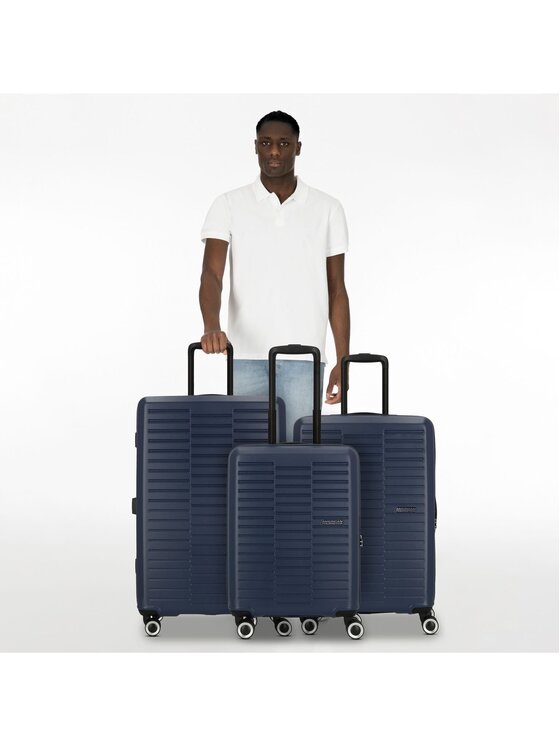 American Tourister American Tourister Komplet walizek 318082 Błękitny