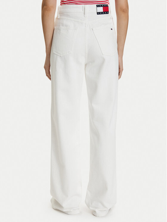 Tommy Jeans Tommy Jeans Farmer DW0DW22648 Fehér Straight Leg