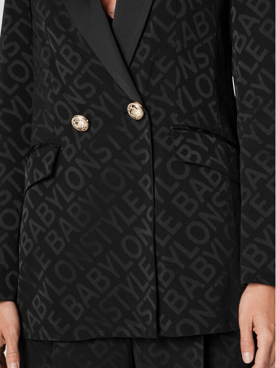 Babylon Babylon Σακάκι R_S00741 Μαύρο Regular Fit