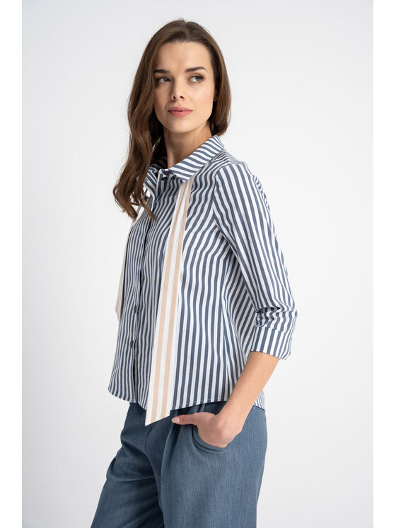 CLICK CLICK Košeľa 10-6852 Tmavomodrá Casual Fit