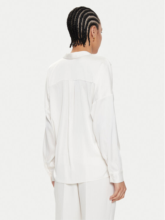 Imperial Imperial Marškiniai CJF4HDG Écru Relaxed Fit