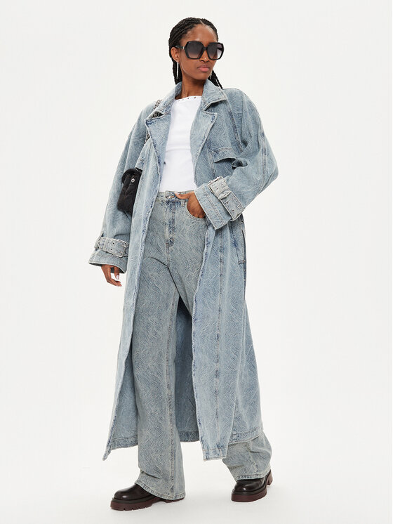 Gestuz Gestuz Kevad-sügis mantel Gianna 10908895 Sinine Relaxed Fit
