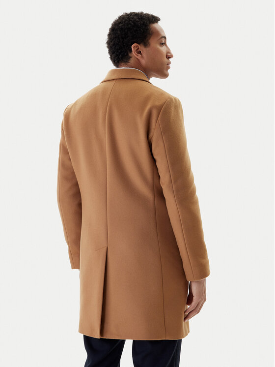 Tommy Hilfiger Tommy Hilfiger Vilnonis paltas MW0MW40768 Ruda Regular Fit