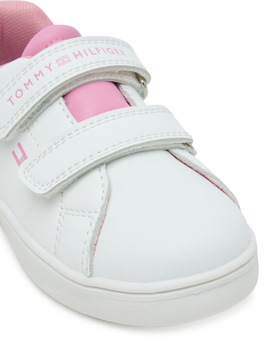Tommy Hilfiger Tommy Hilfiger Сникърси Low Cut Velcro Sneaker T1A9-33965-1355 M Бял
