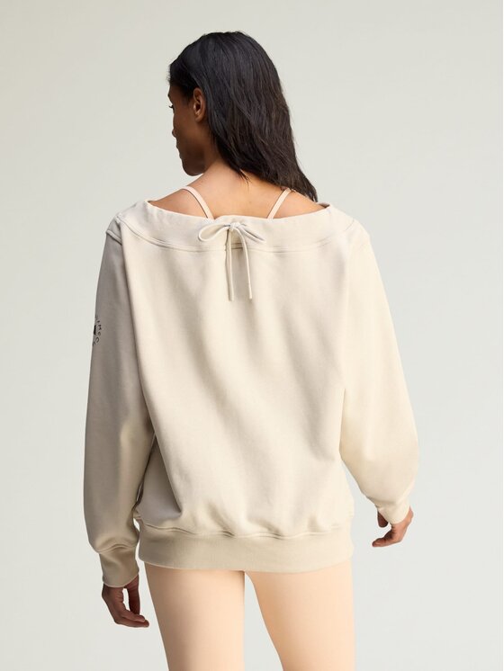 adidas by Stella McCartney adidas by Stella McCartney Bluza techniczna 169181 Beżowy Loose Fit