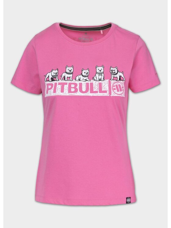 PITBULL PITBULL T-Shirt SOFTBITE Różowy Regular Fit