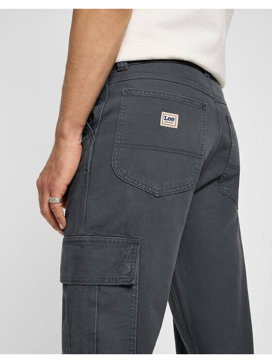 Lee Lee Chinosy CARGO PANT Szary Loose Fit
