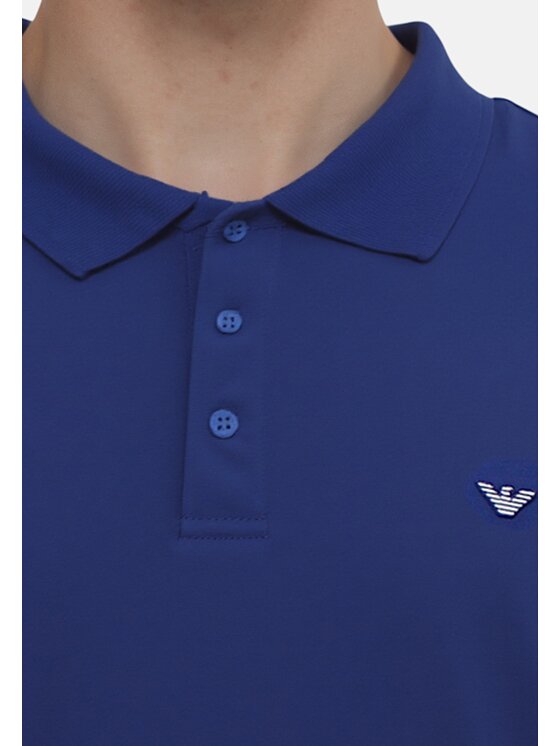 Emporio Armani Emporio Armani Polo 28224 Niebieski Comfort Fit