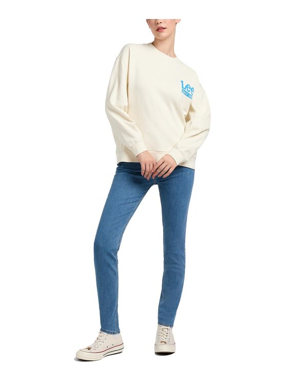 Lee Lee Bluza 112351132 Beżowy Regular Fit