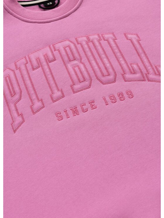 PITBULL PITBULL Bluza NORTON Różowy Regular Fit