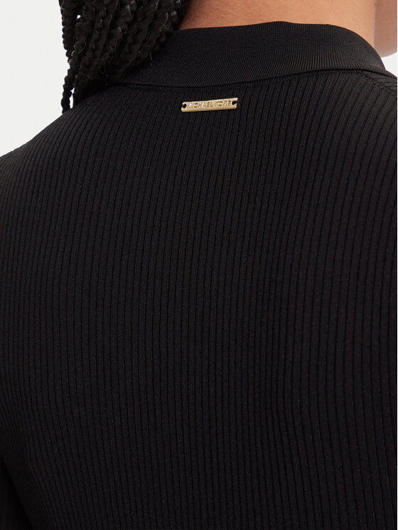 MICHAEL Michael Kors MICHAEL Michael Kors Rochie tricotată MT5834F33D Negru Regular Fit