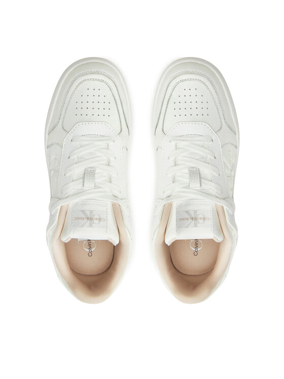 Calvin Klein Jeans Calvin Klein Jeans Tenisice Basket Cupsole Low Mix YW0YW01650 Bijela