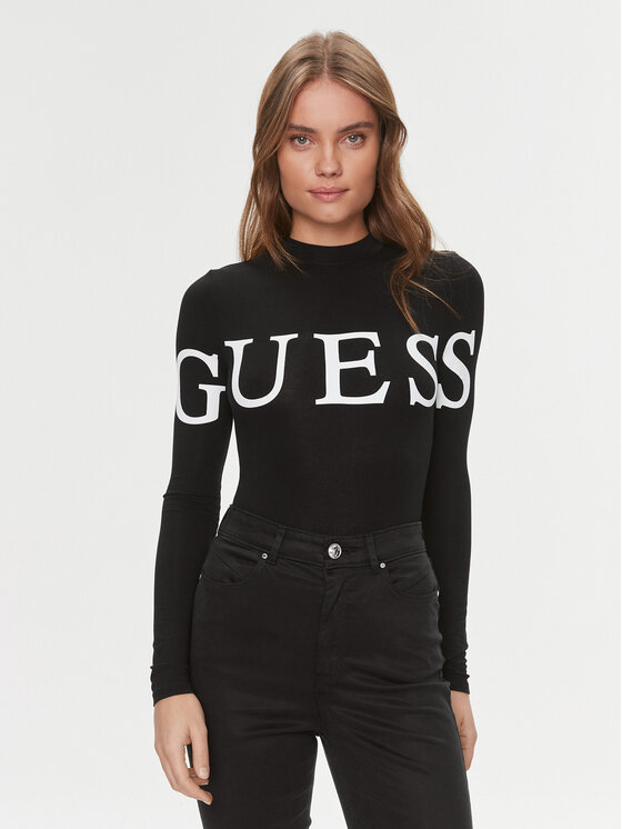 Guess Bodijs Giulia V4RP09 K68D2 Melns Slim Fit