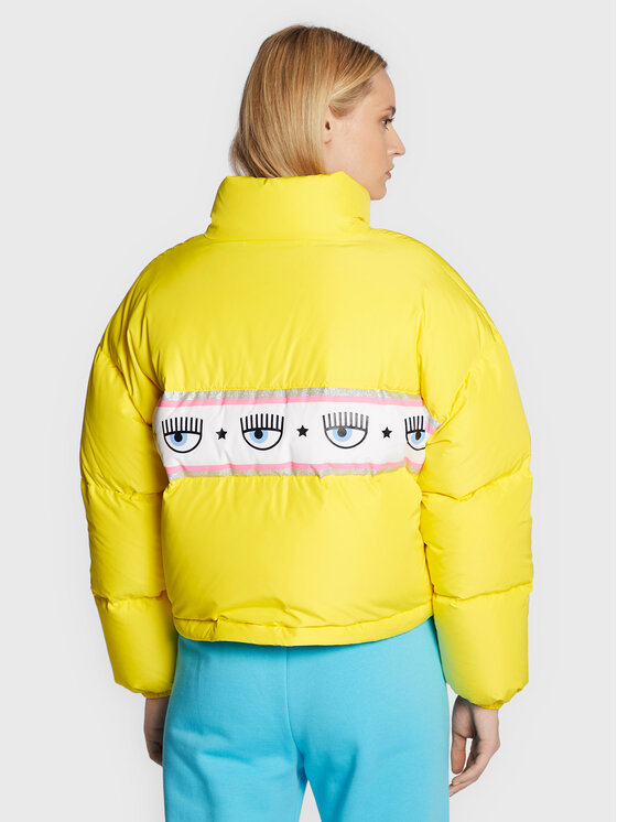 Chiara Ferragni Chiara Ferragni Pehelykabát 73CBUD03 Sárga Relaxed Fit