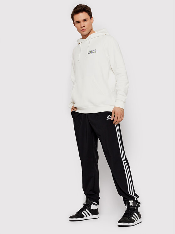 adidas adidas Mikina Stoked Alie HC7108 Bílá Regular Fit