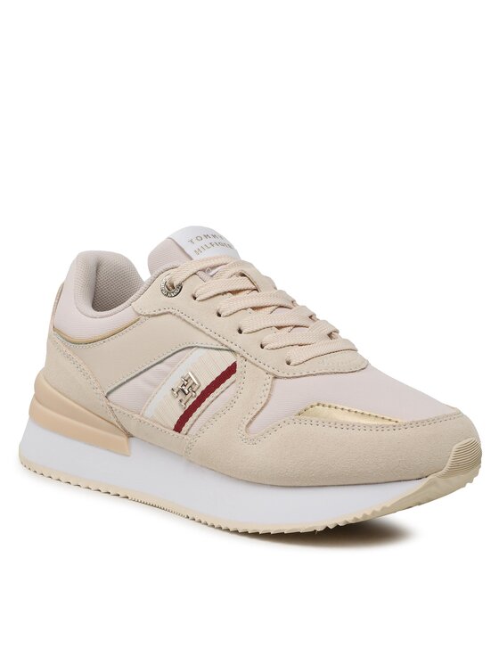 Tommy Hilfiger Tommy Hilfiger Αθλητικά Corp Webbing Runner Gold FW0FW07383 Μπεζ