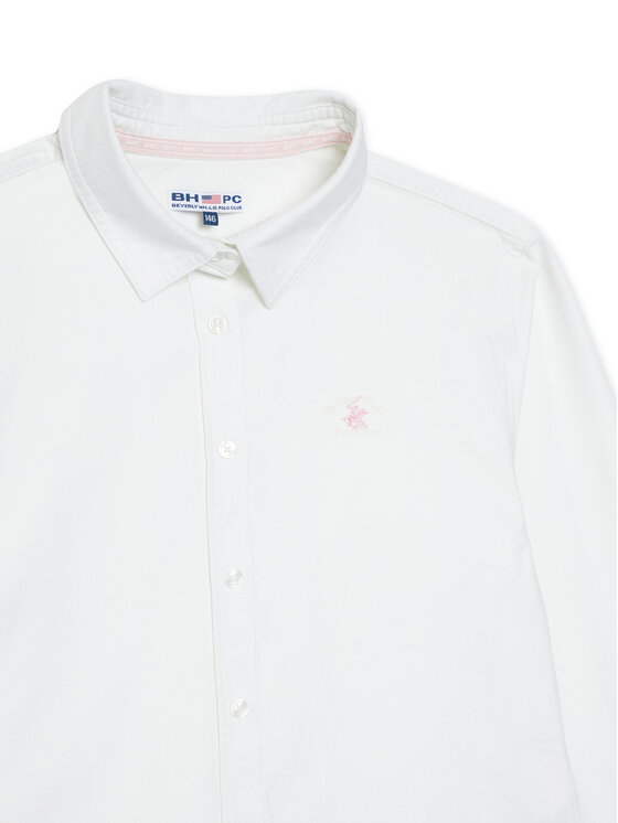 Beverly Hills Polo Club Beverly Hills Polo Club Риза W126-BHGST-1063-01X Бял Regular Fit