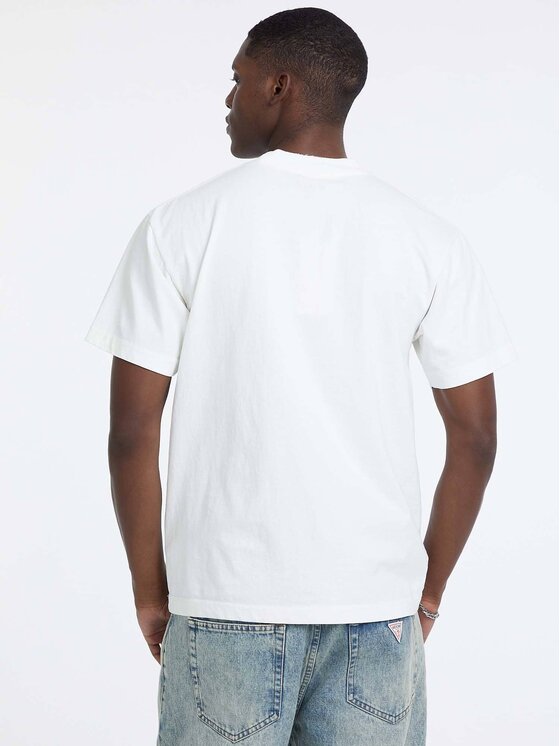 Guess Jeans Guess Jeans T-Shirt 180058 Bílá Classic Fit