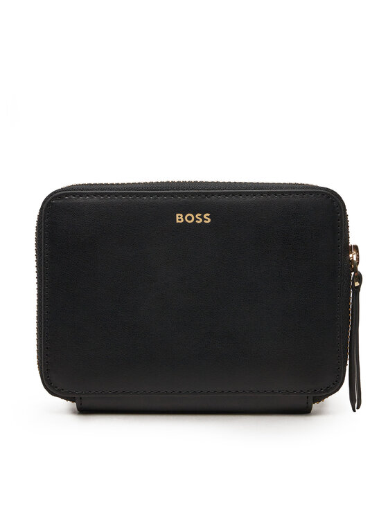 Boss Liels sieviešu maks Ariell Sm Wallet 50515851 Melns