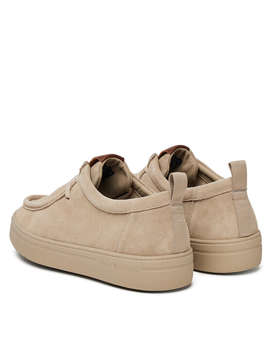 Tommy Hilfiger Tommy Hilfiger Półbuty Modern Light Suede Moc Toe Shoe FM0FM05501 Beżowy