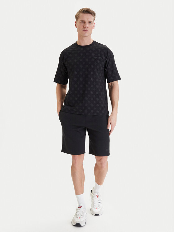 Guess Guess Tricou Z6GI07 K2852 Negru Relaxed Fit