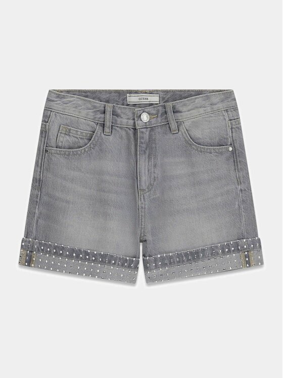 Guess Kids Guess Kids Spodnie materiałowe 181319 Szary Regular Fit