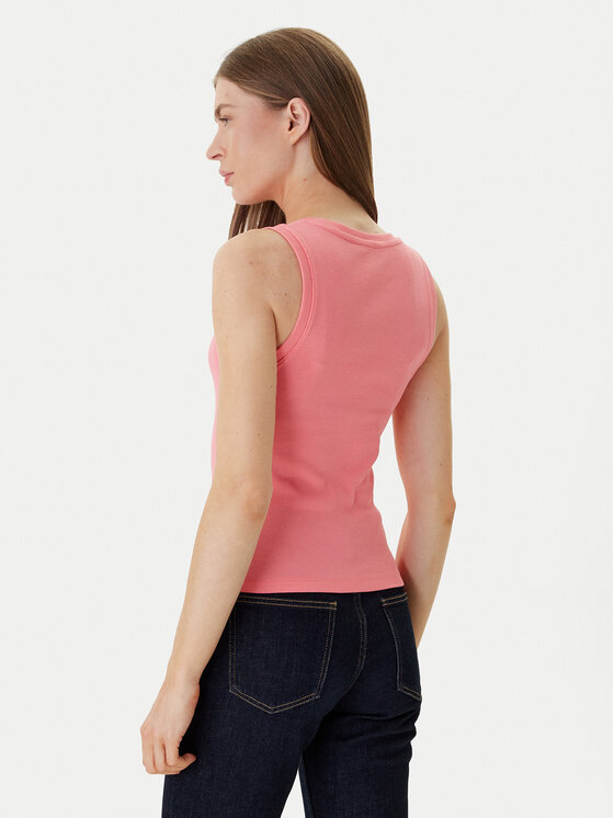 Tommy Jeans Tommy Jeans Top Essential DW0DW20673 Rosa Slim Fit