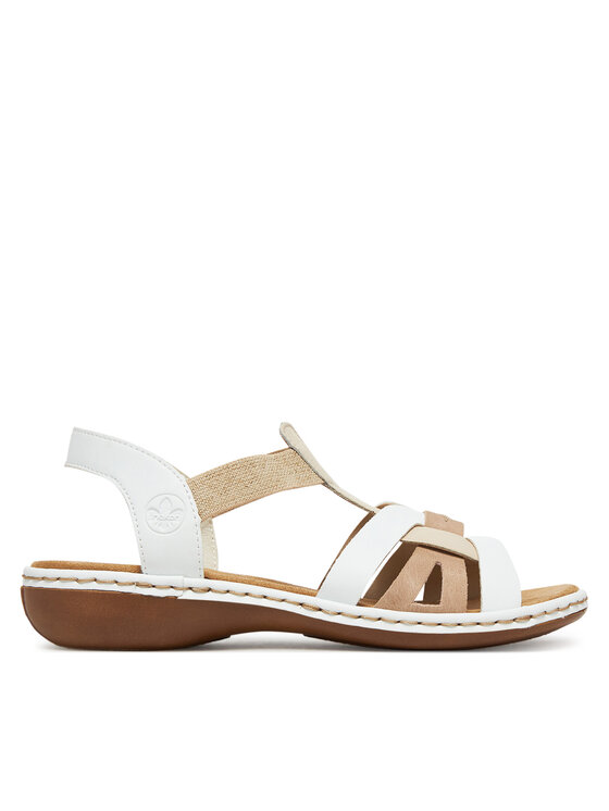 Rieker Rieker Sandali 65918-81 Bela