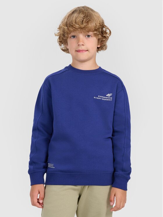 4F 4F Felpa 4FJRAW25TSWSM2413-31S Blu scuro Regular Fit