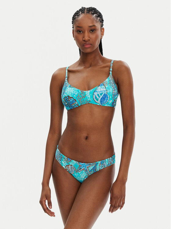 Seafolly Seafolly Bikini felső La Mer 31465-214 Türkizkék