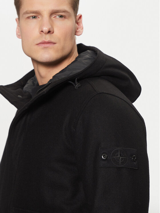 Stone Island Stone Island Μπουφάν μεταβατικό 8115454F4 Μαύρο Regular Fit