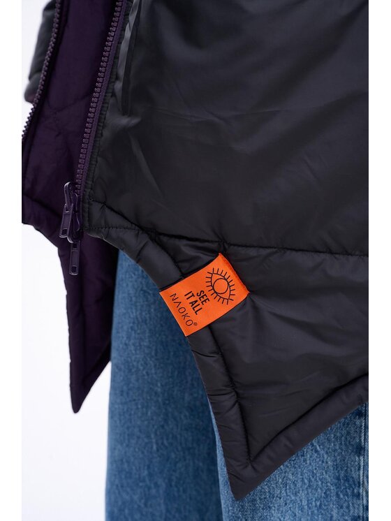 NAOKO NAOKO Kurtka zimowa Iceberg Blooming Secret Fioletowy Regular Fit