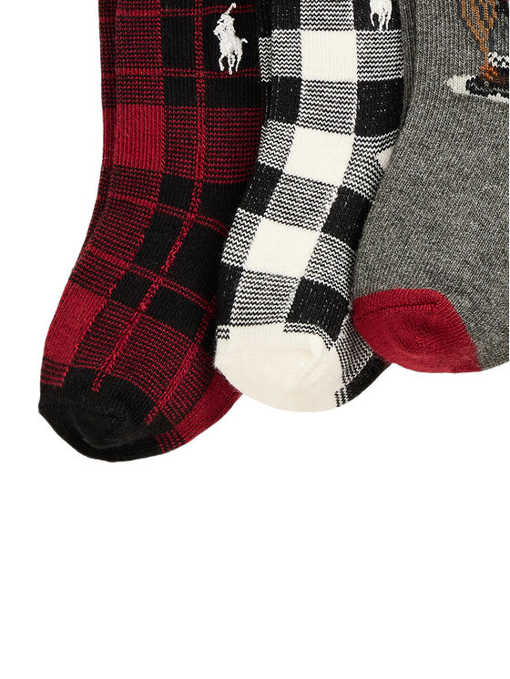 Polo Ralph Lauren Polo Ralph Lauren 3er-Set hohe Kindersocken 441P03158001 Bunt