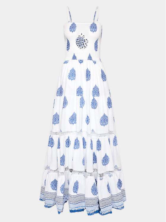 Iconique Rochie de vară IC23 064 Alb Regular Fit 064 imagine noua
