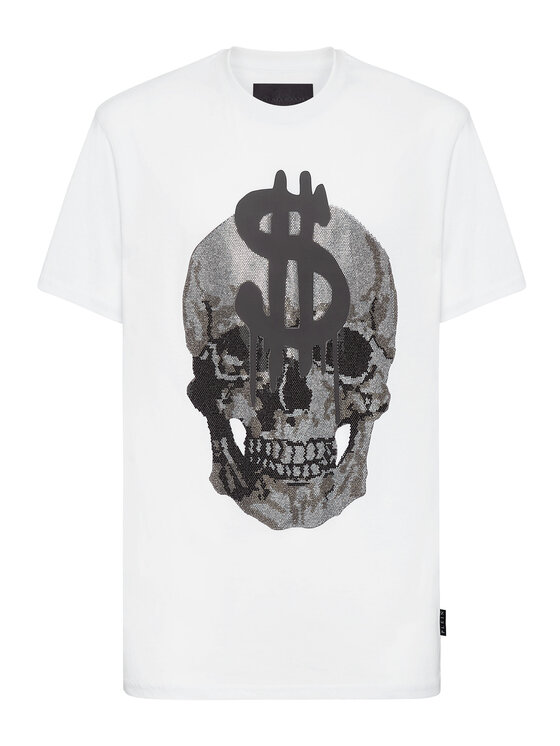 PHILIPP PLEIN PHILIPP PLEIN T-shirt 601 Bianco Regular Fit